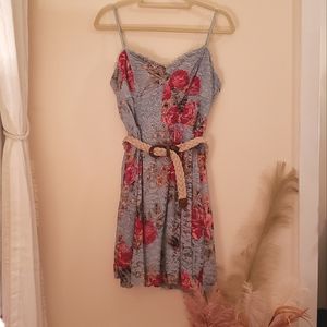 City Studio Lace Floral Dress